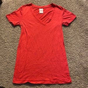 PINK Red V-Neck - Size S